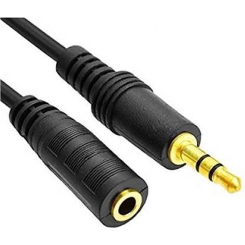 AUX Audio 3.5 mm Stereo Jack Male to 3.5 mm stereo Jack Female 1.5M